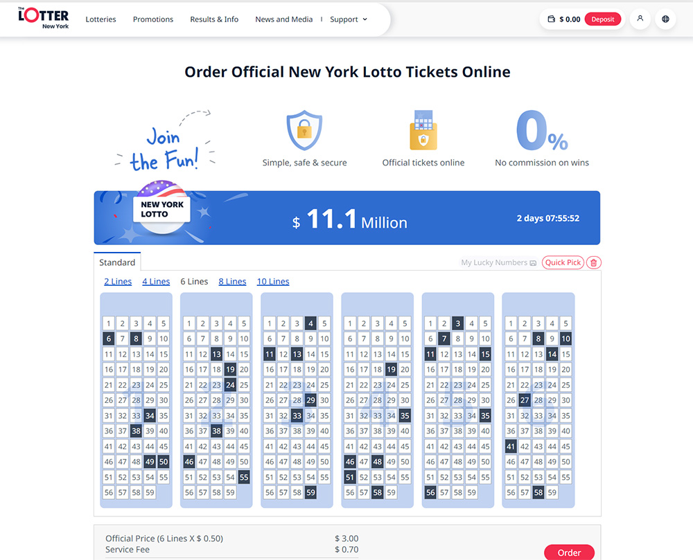 Choosing Numbers with theLotter