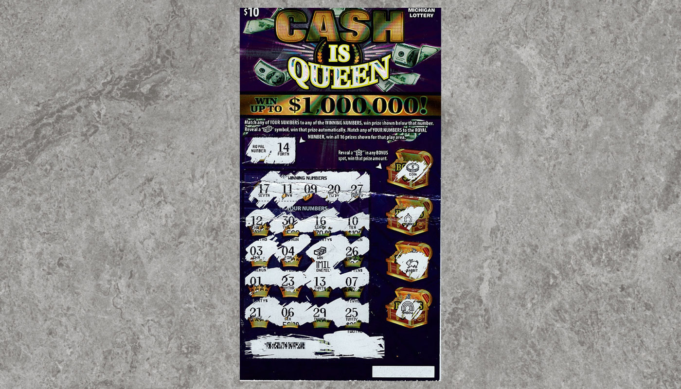 A Michigan player won $1 million playing Cash is Queen