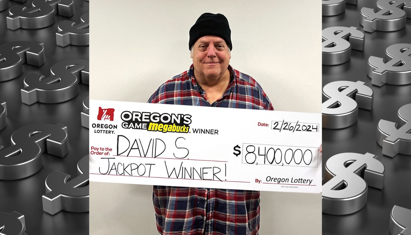 Oregon man cashes in $8.4 million Megabucks winning ticket