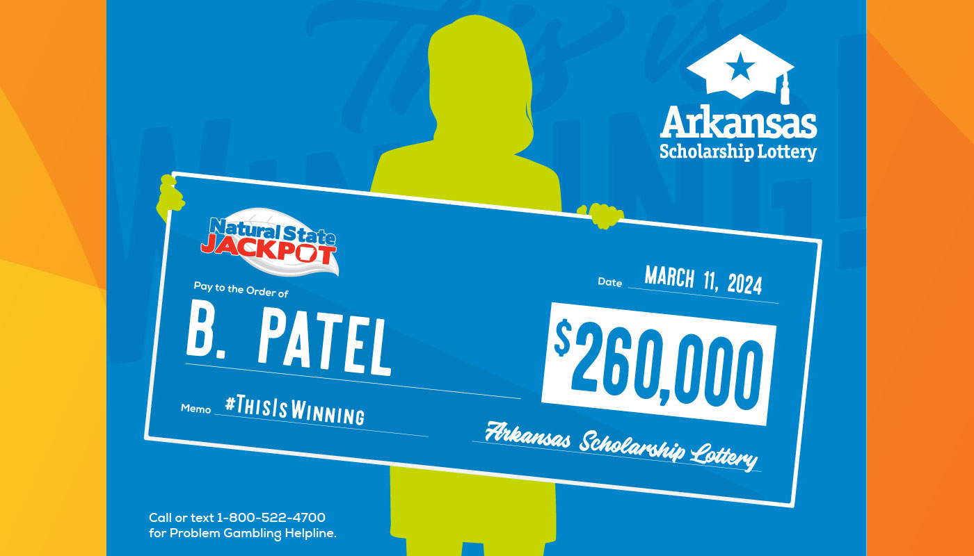 Arkansas player wins the $260,000 Natural State Jackpot