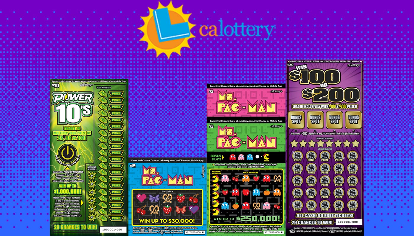 California Lottery releases new instant-win games