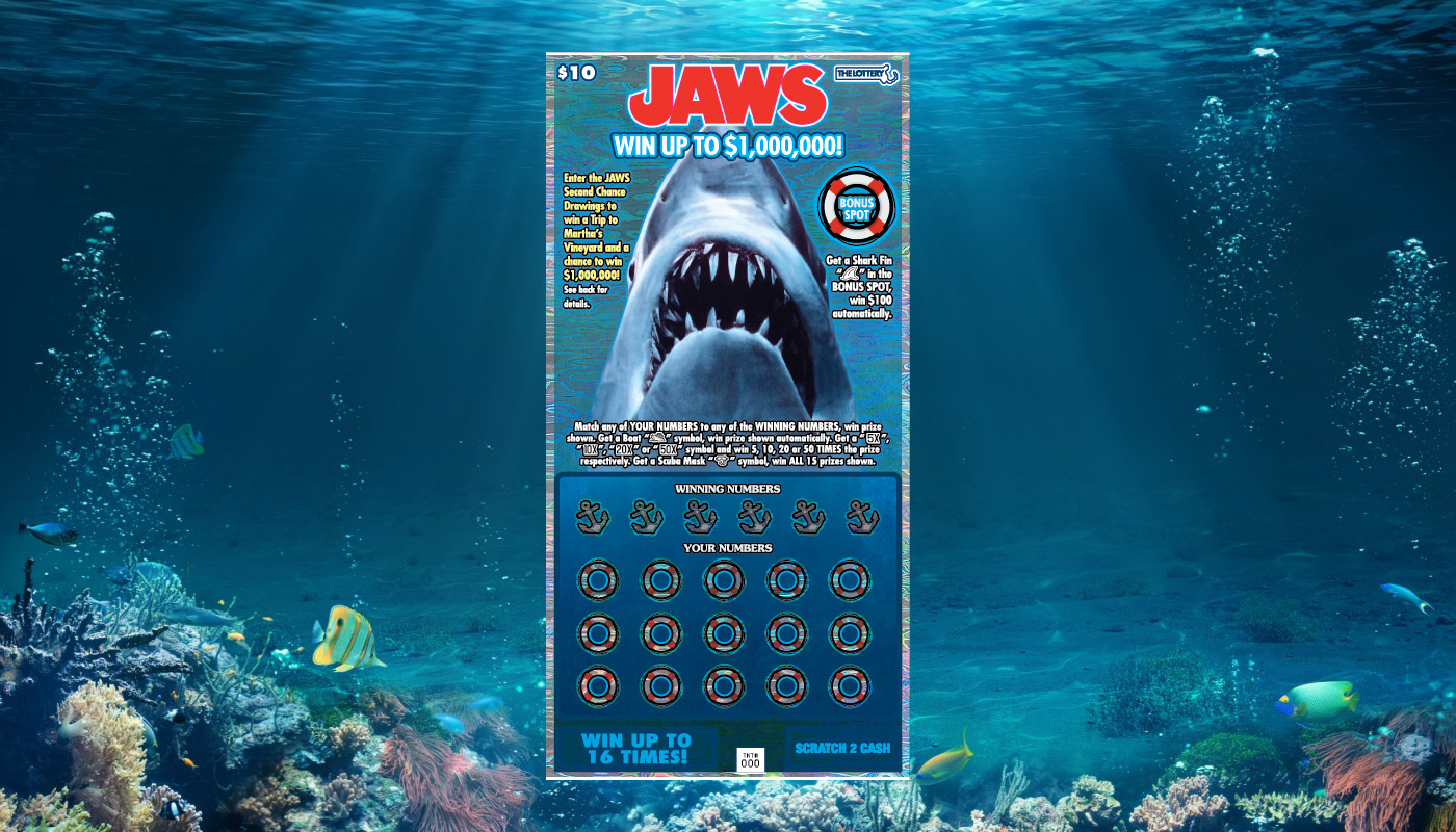 The Massachusetts Lottery launches JAWS instant-win ticket