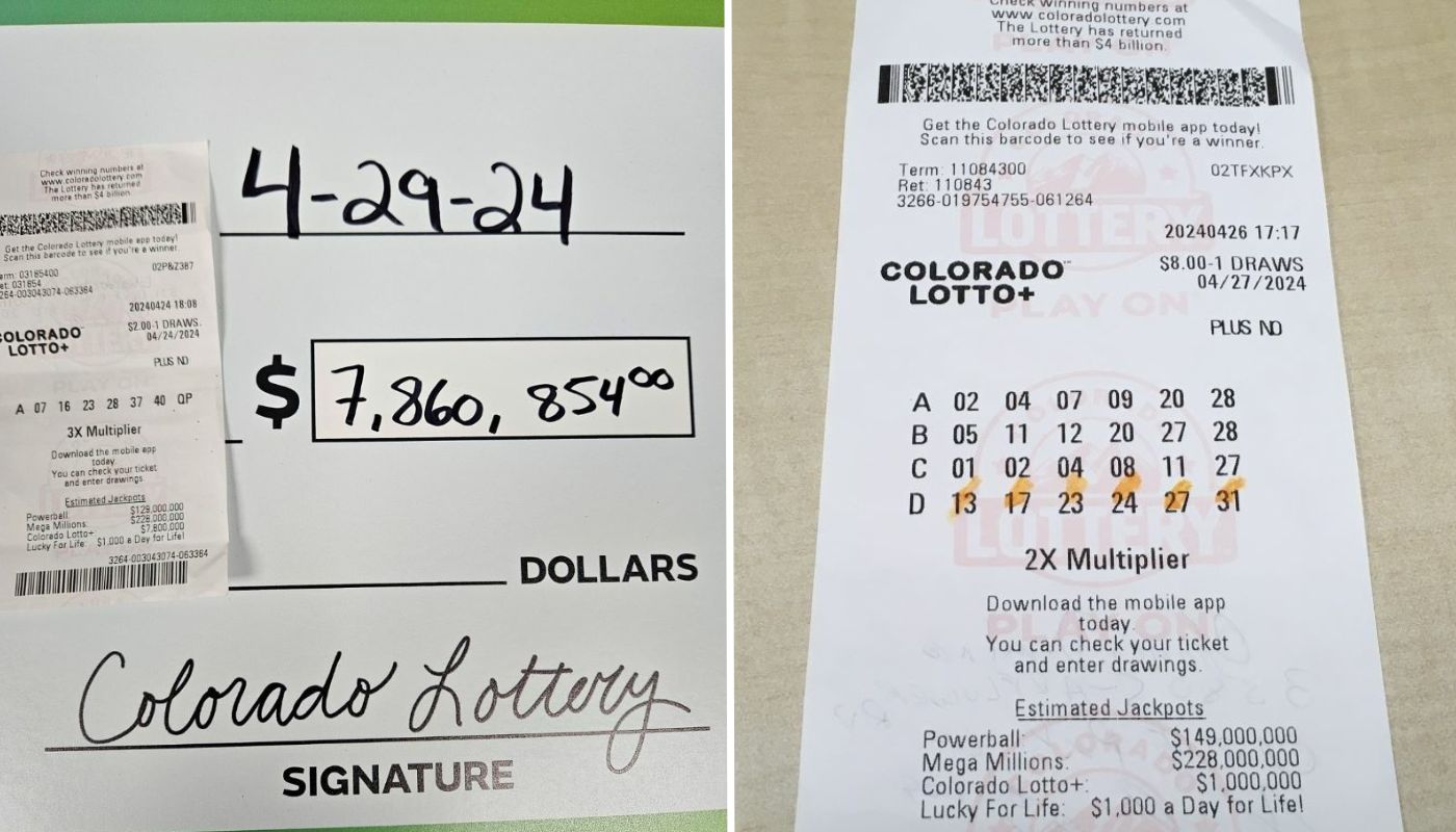 Almost $9 million awarded in back-to-back Colorado Lotto+ jackpot wins!