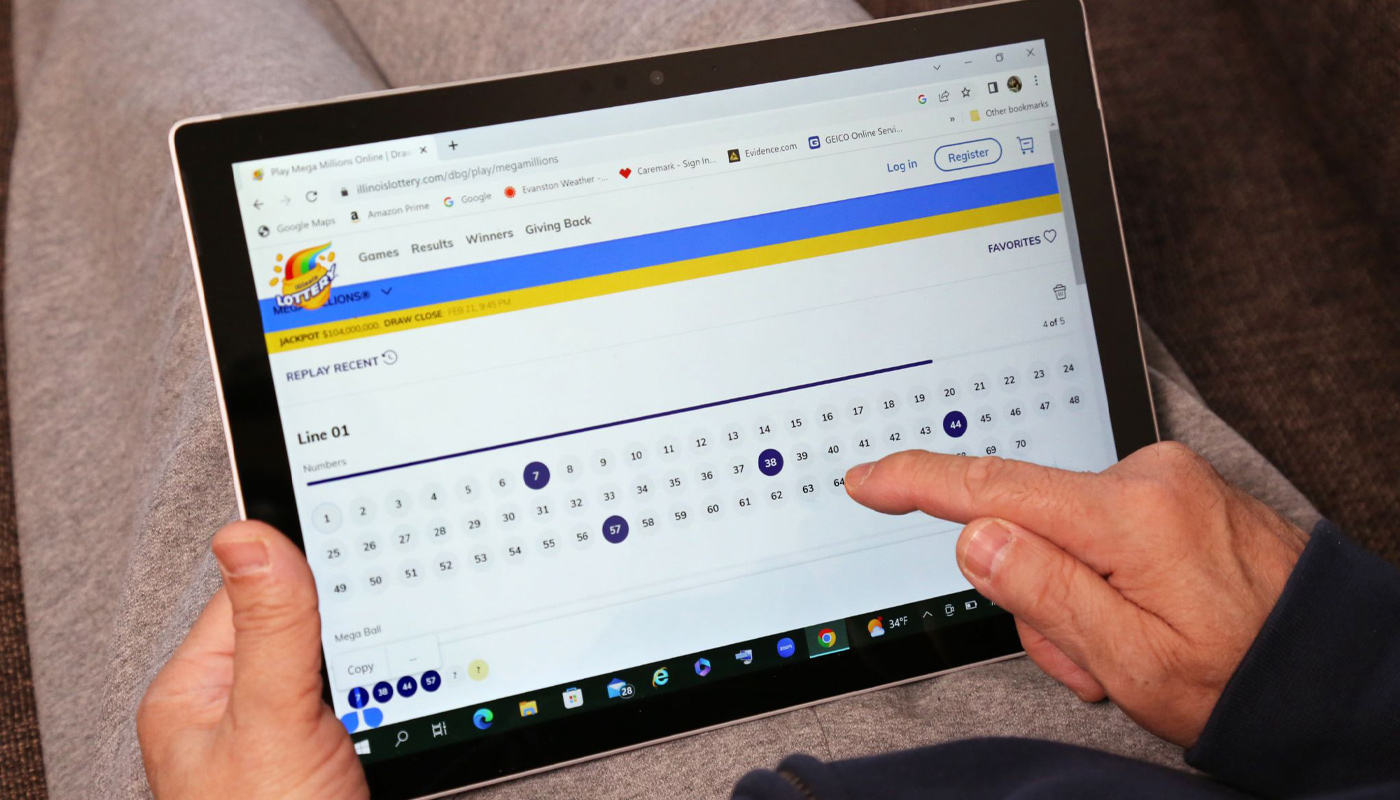 Click to cash: Illinois iLottery player wins $1 million in Mega Millions