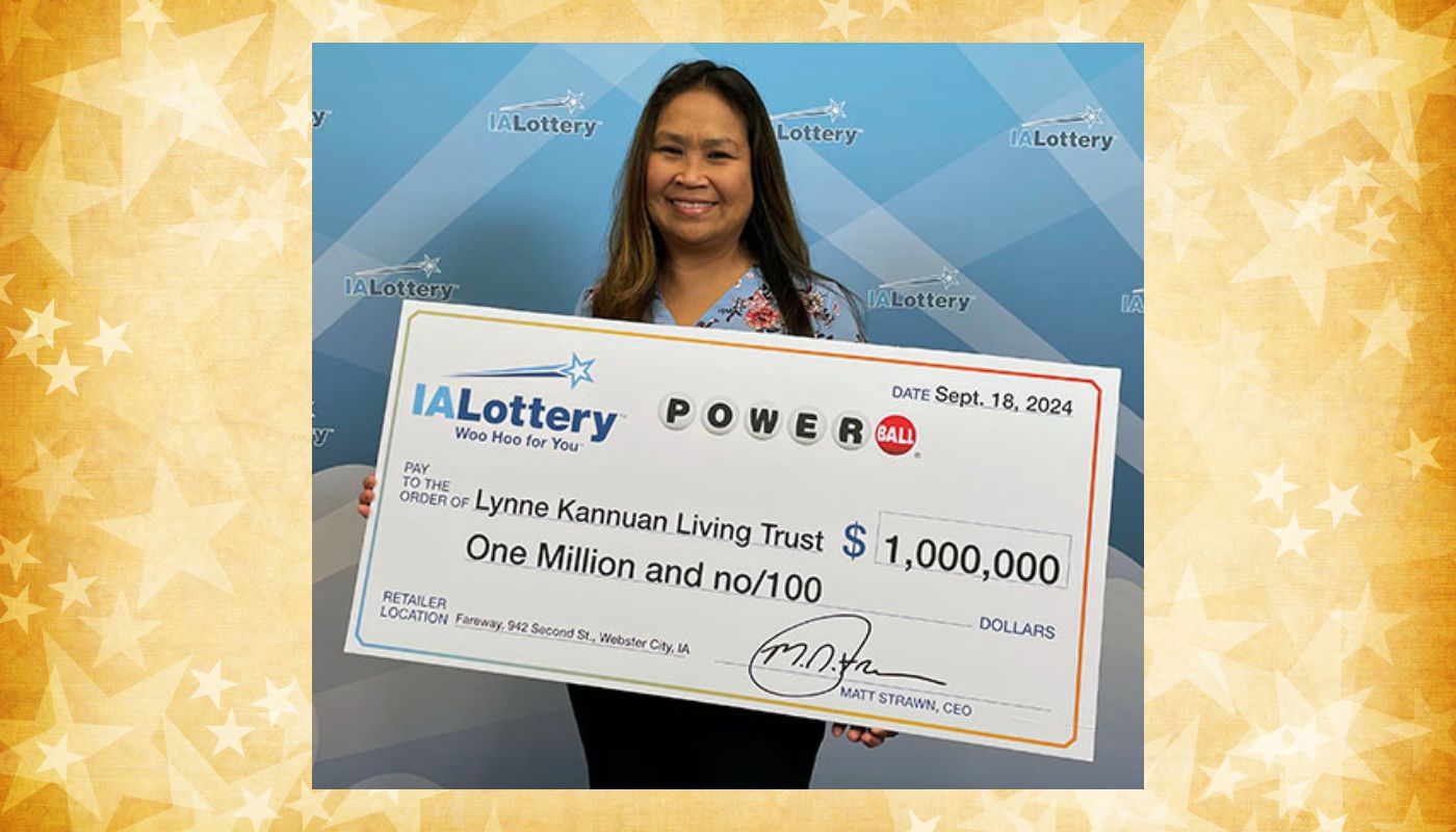 ‘It might be you!’: Iowa woman wins $1M after friend’s message