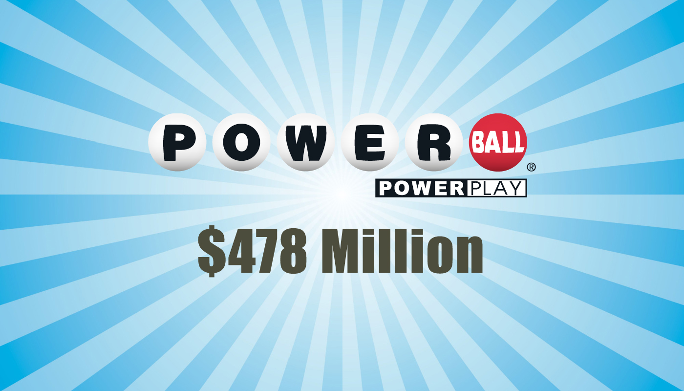 Powerball jackpot rises to $478M; $1M winners in Florida and Texas