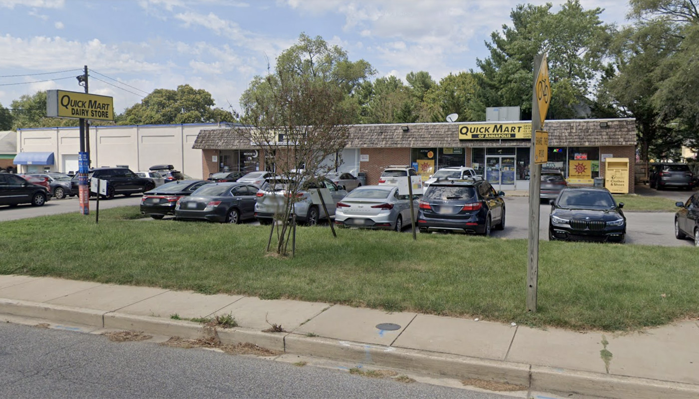 Quick Mart, located at 900 West Street in Annapolis.