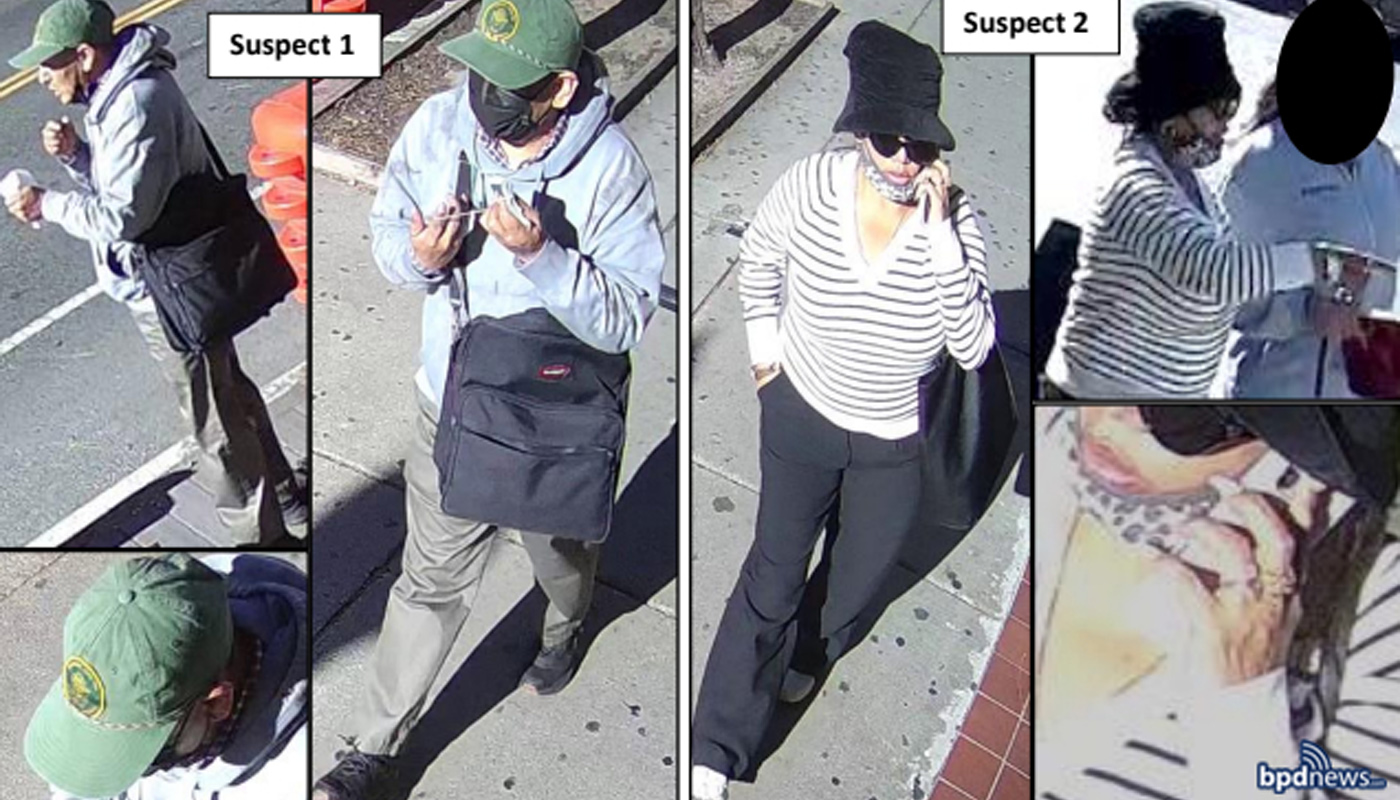 Boston police need your help in finding two suspects in a lottery scam