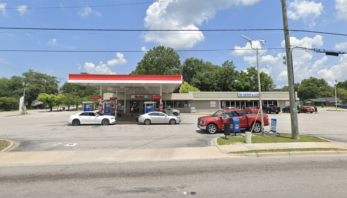 The Gaz Bah station, located at 6201 Farrow Road in Columbia.