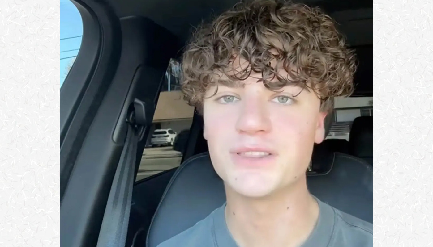 Jayden Clark, who shared his story on TikTok about growing up in a family that won the lottery.