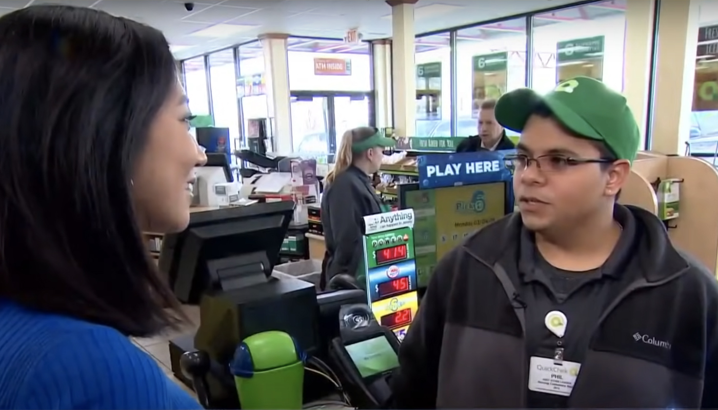 Phil Campolo, the QuickCheck convenience store who returned a lost, $273 million winning Mega Millions ticket.