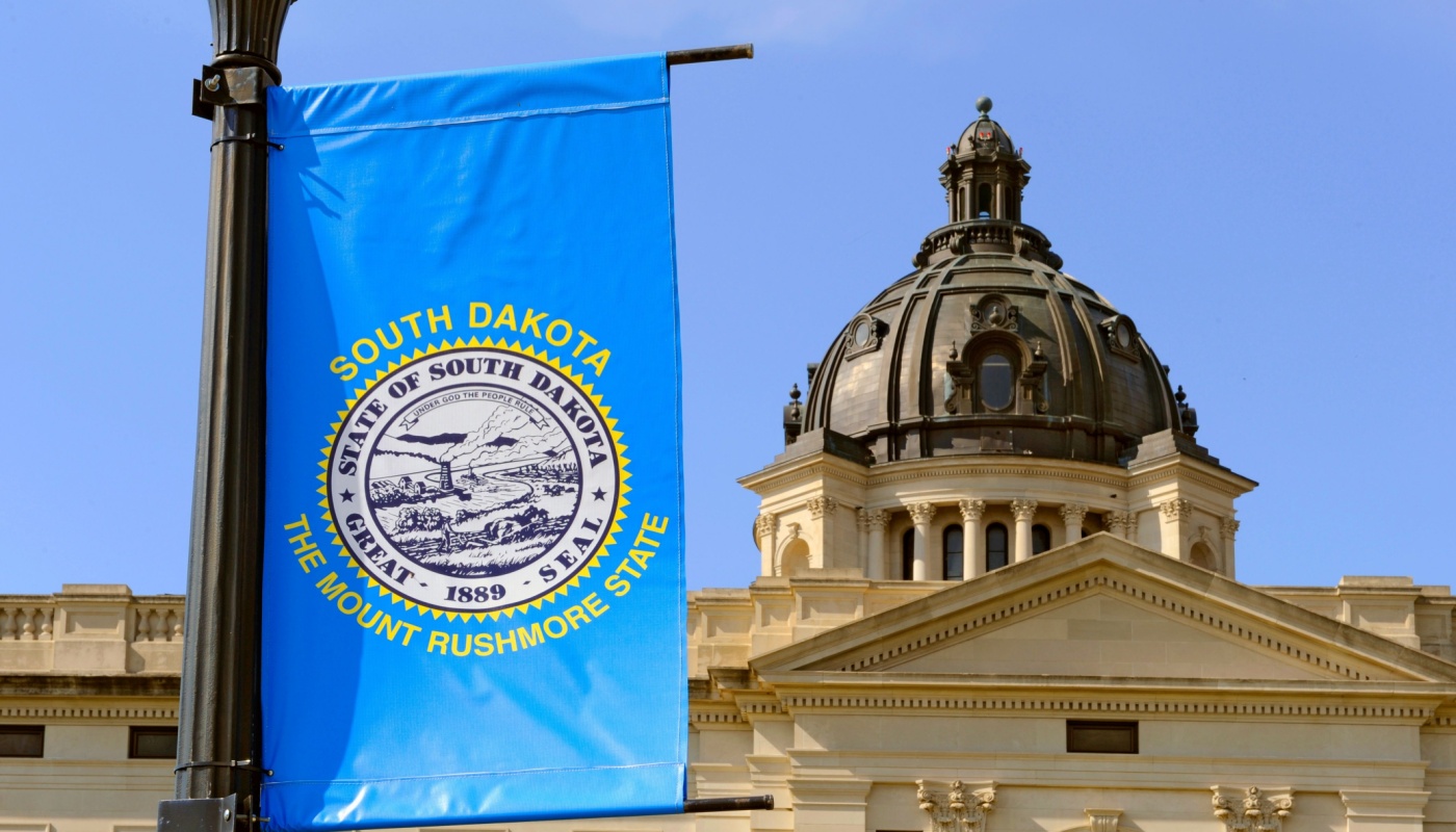 The South Dakota State Capitol.