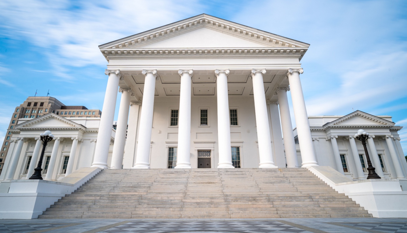 The Virginia State Capitol Building.