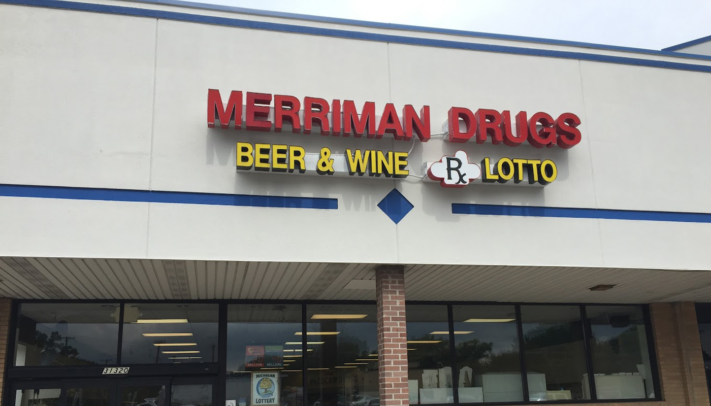 Merriman Drugs, located at 31250 5 Mile Road in Livonia.