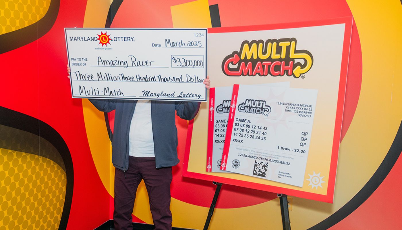 “Amazing Racer,” the anonymous team spokesperson for the $3.3 million Multi-Match winners holding the check.