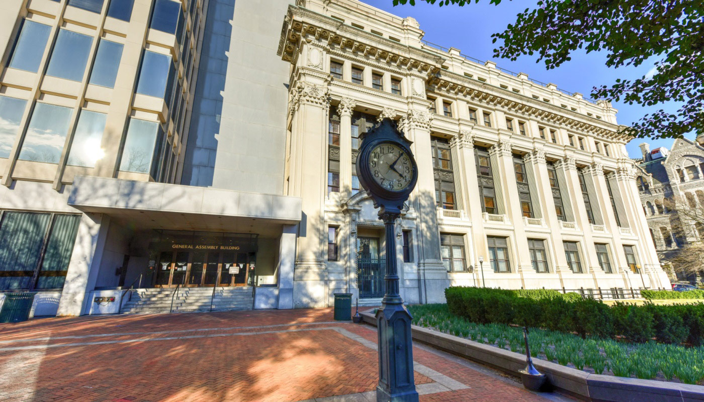 The Virginia General Assembly Building.