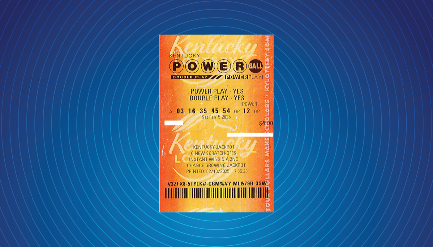 A picture of the $100,000 winning Powerball ticket that got thrown out with the trash by the Estill County winner.