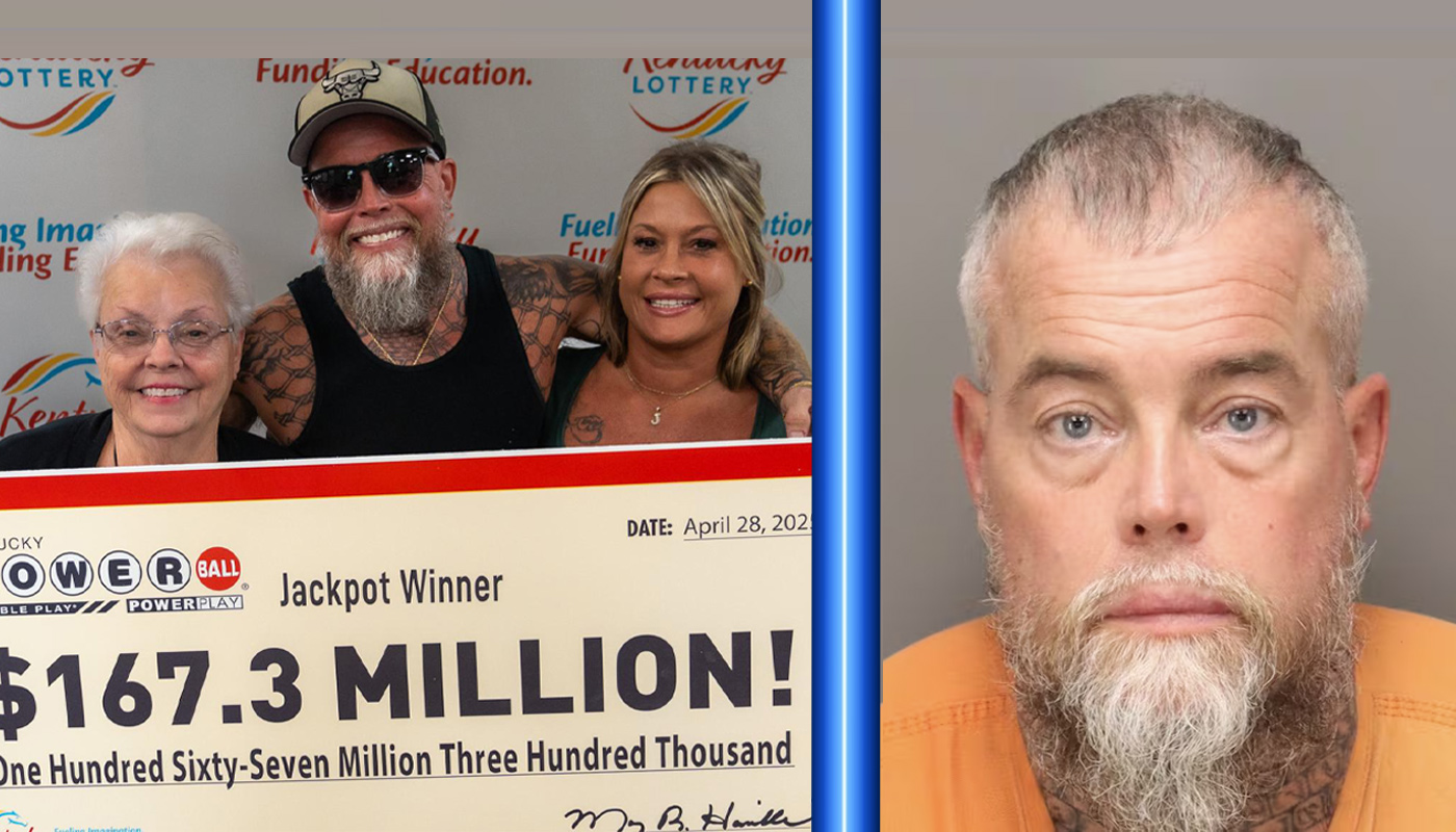 Record lottery winner in Florida jail 72 hours after claiming prize