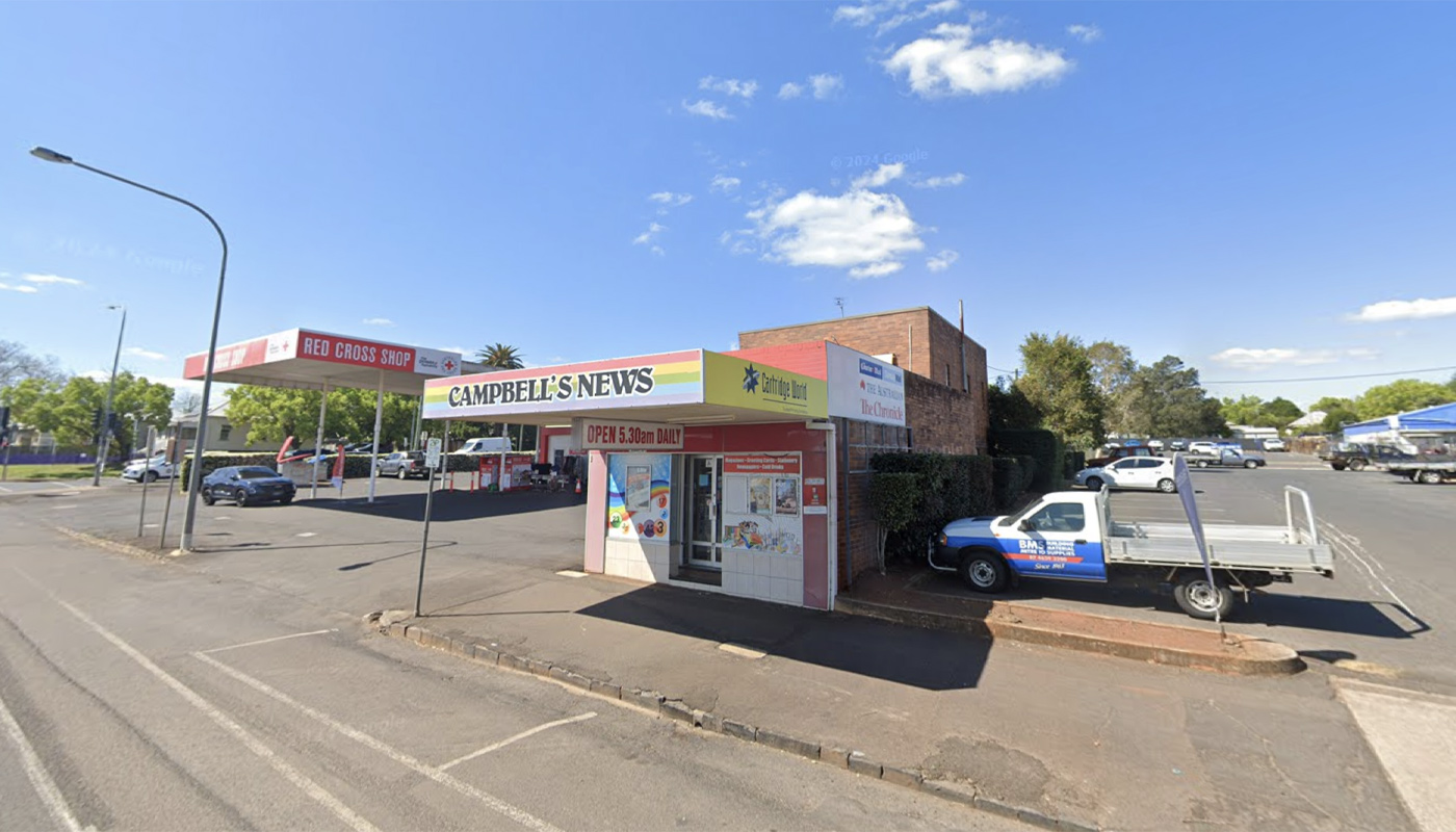 Campbell's News & Casket in Toowoomba.