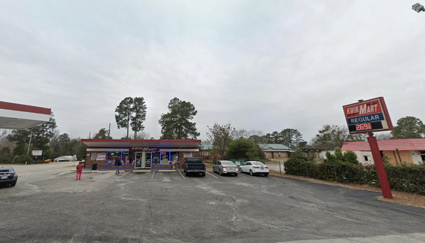 The Kwik Mart located at 2530 Peach Orchard Rd. in Sumter.