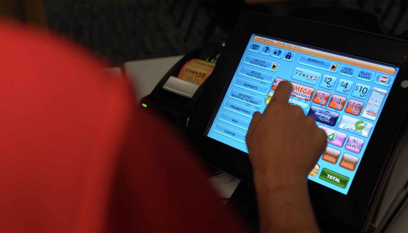 A lottery retailer operating the Kentucky Lottery system.