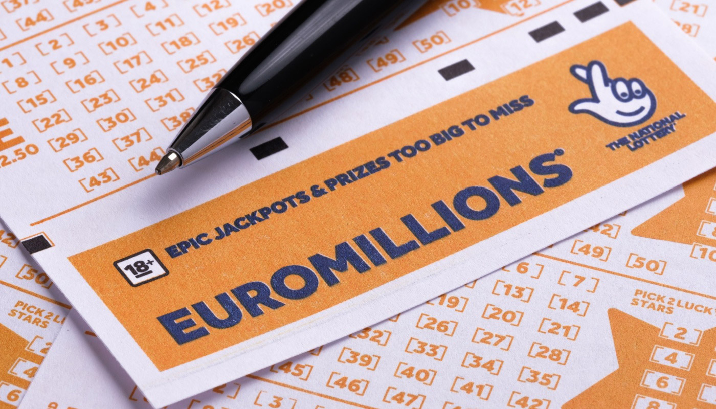 An EuroMillions playslip.