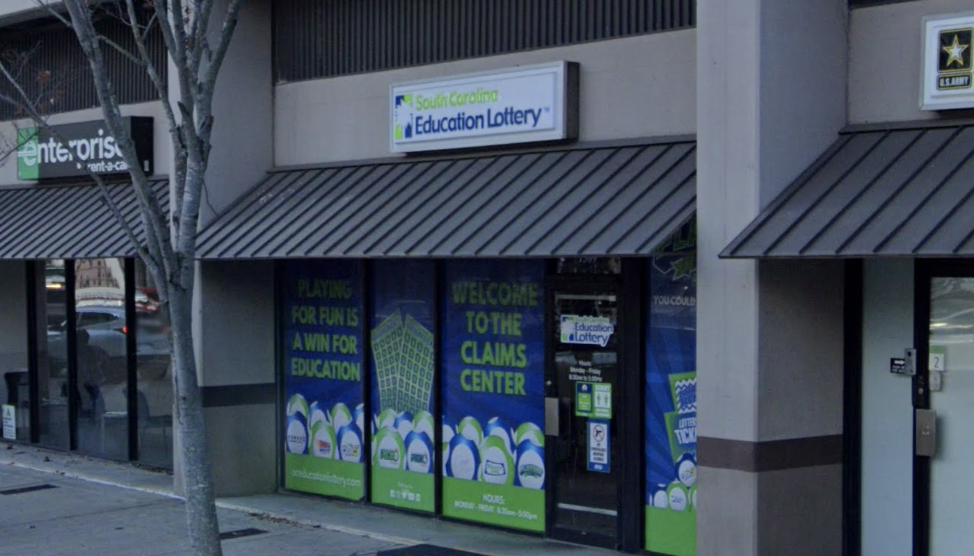The South Carolina Lottery claim center in Columbia.