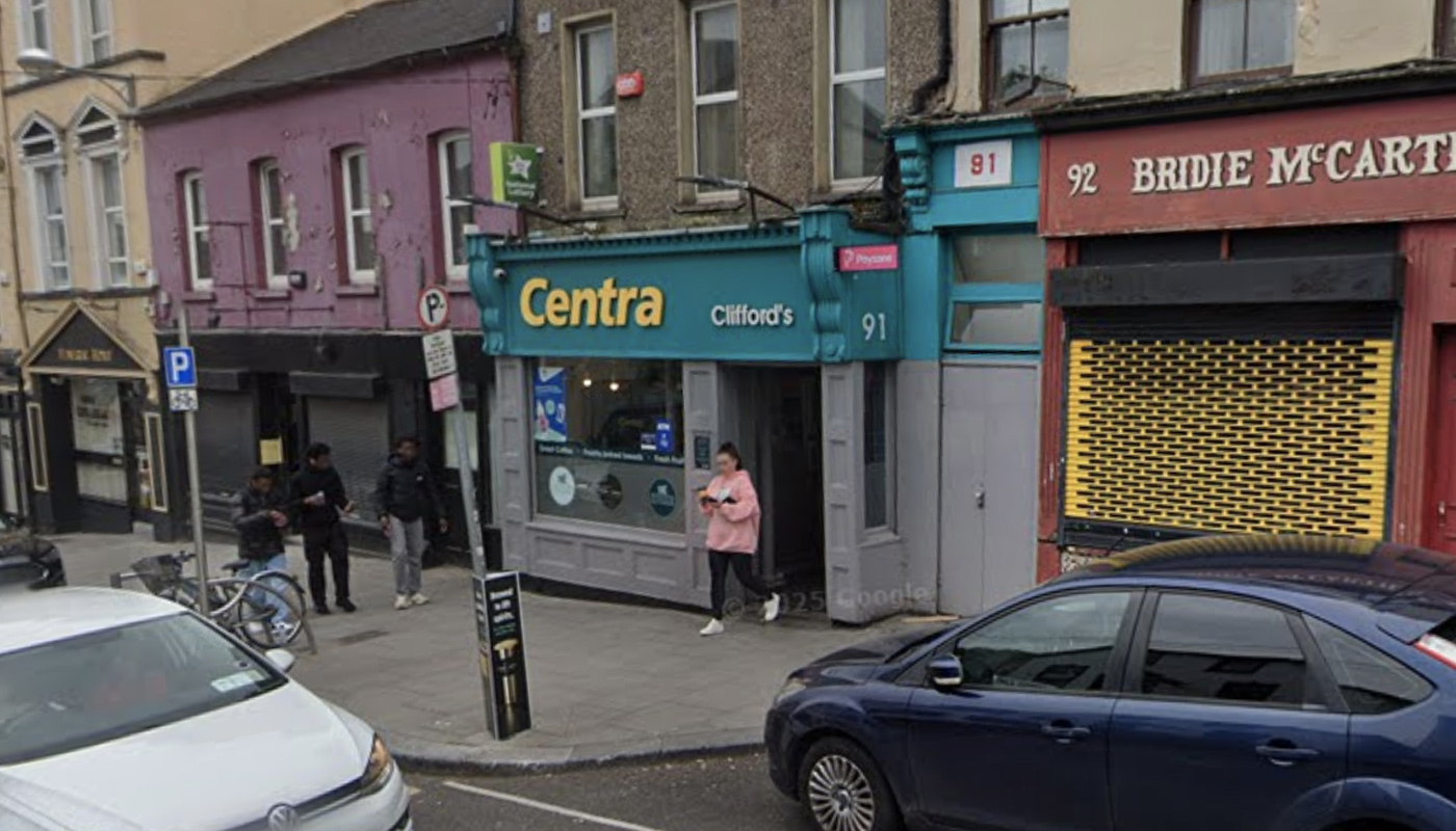 Clifford's Centra on Shandon Street in Cork City centre.