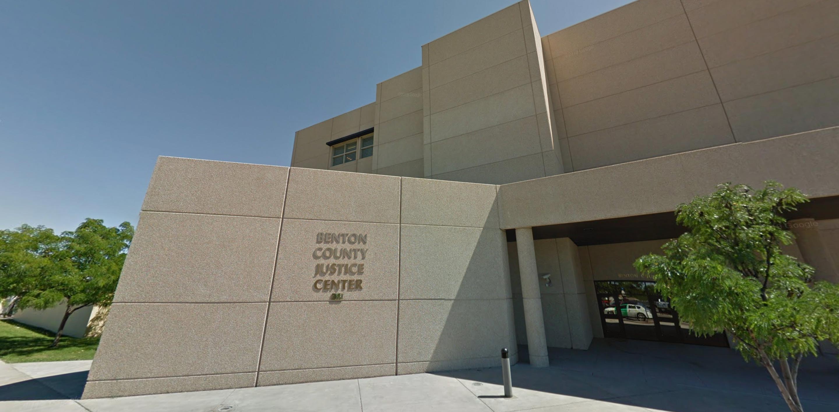 The Benton County Superior Court building.