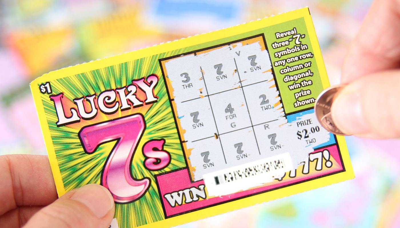 A scratch-off ticket showing a $2 win.
