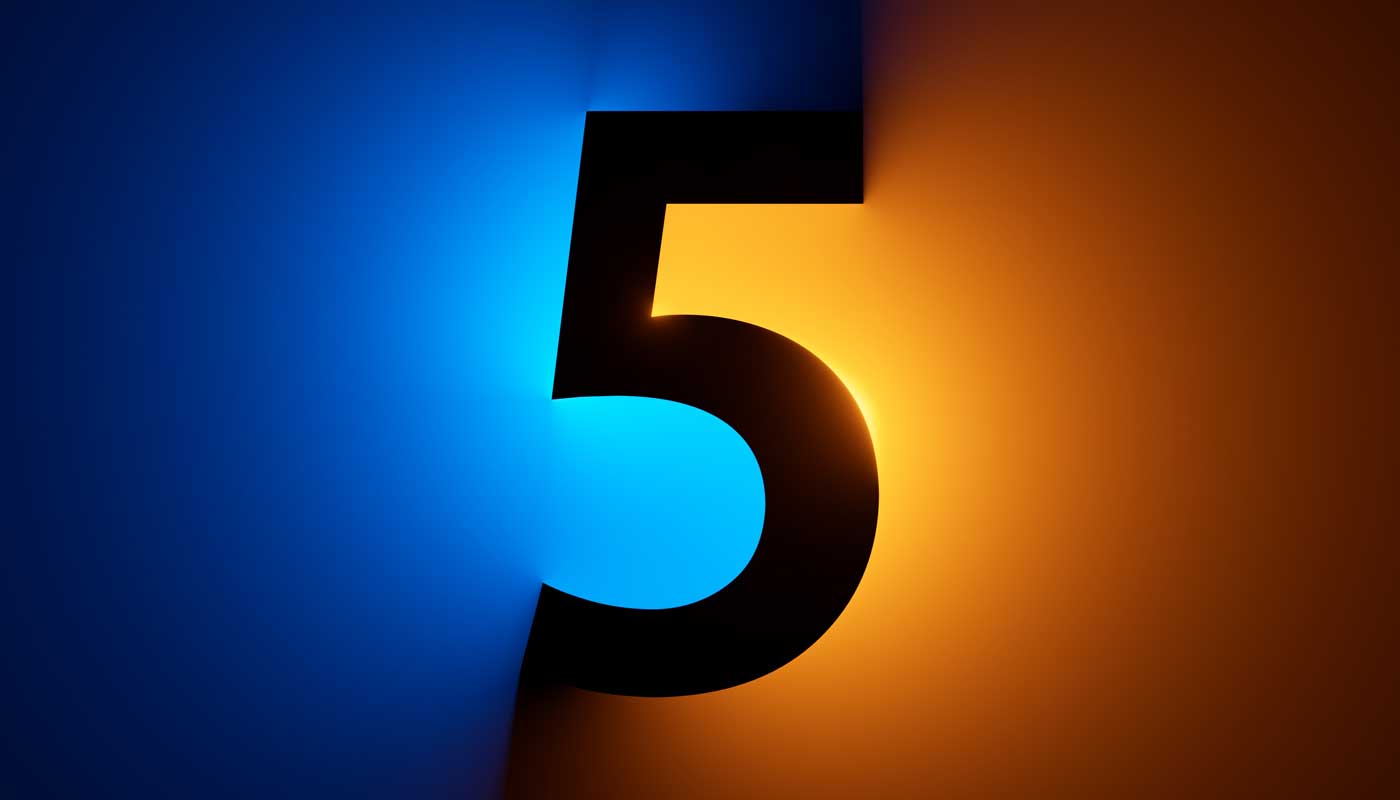 Lucky five matches