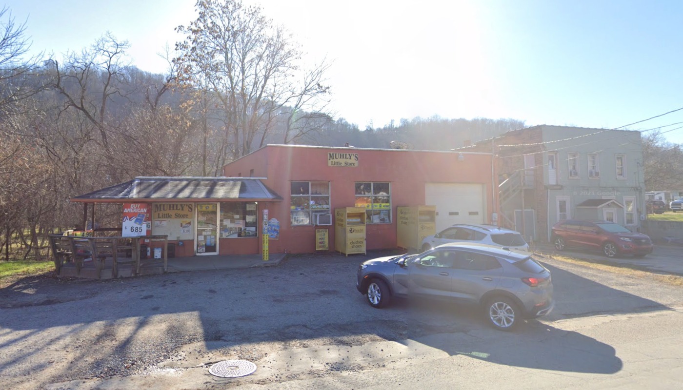 Muhly's Little Store in Clarksville, Pennsylvania.