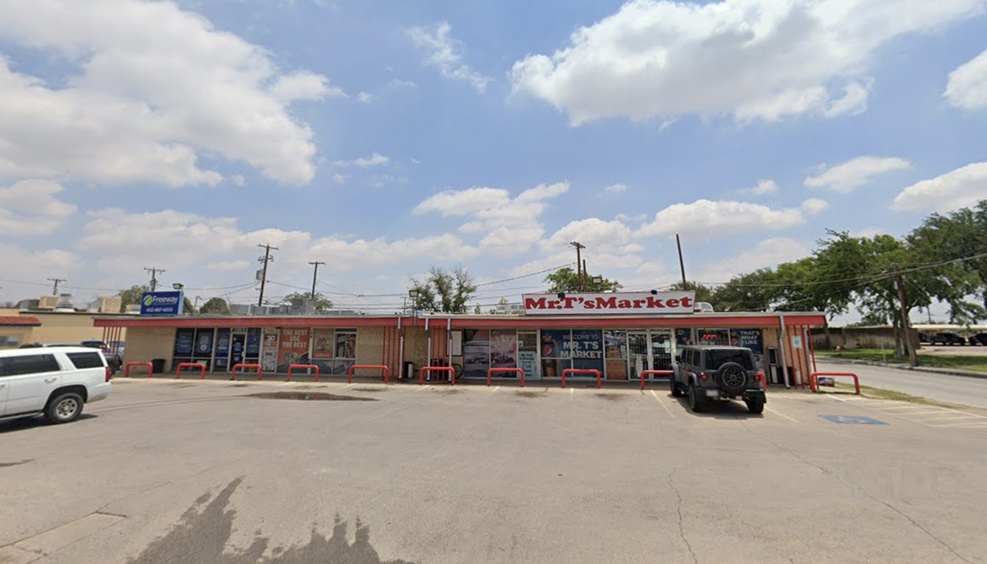 Mr. T's Market, located at 1100 N. Big Spring St. in Midland, Texas.