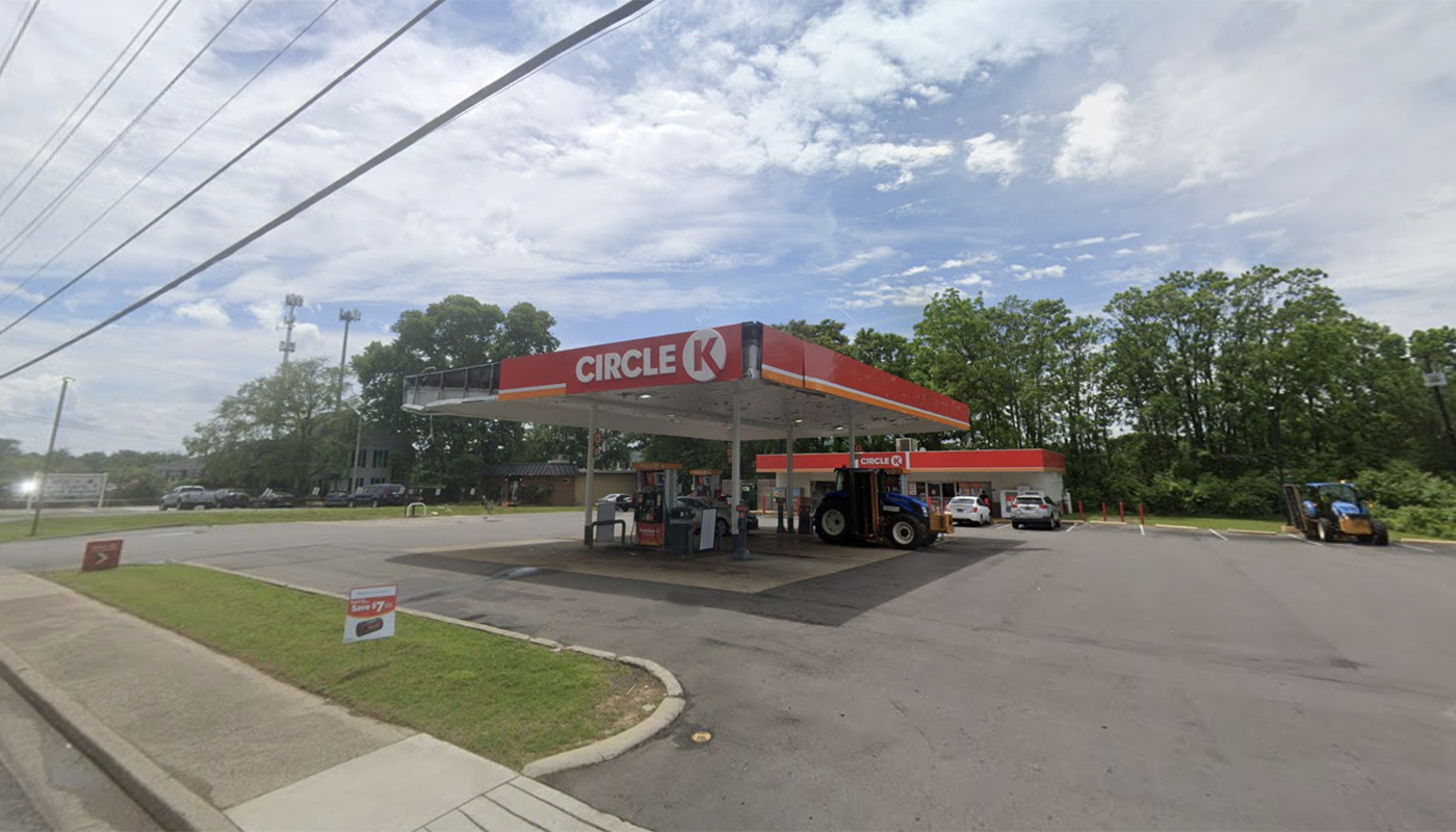Circle K at 4805 Trousdale Drive, Nashville, Tennessee.