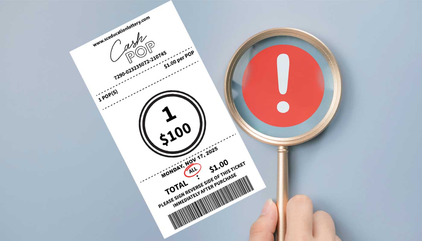 Misprint leads to 214 ticket refunds for CASH POP in South Carolina