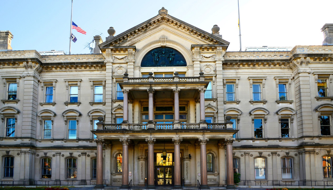 The State Capitol Building Statehouse in Trenton, New Jersey.