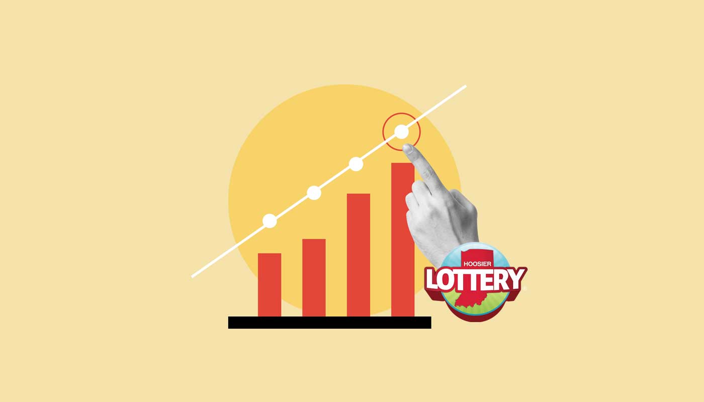 Graph and Indiana Lottery logo