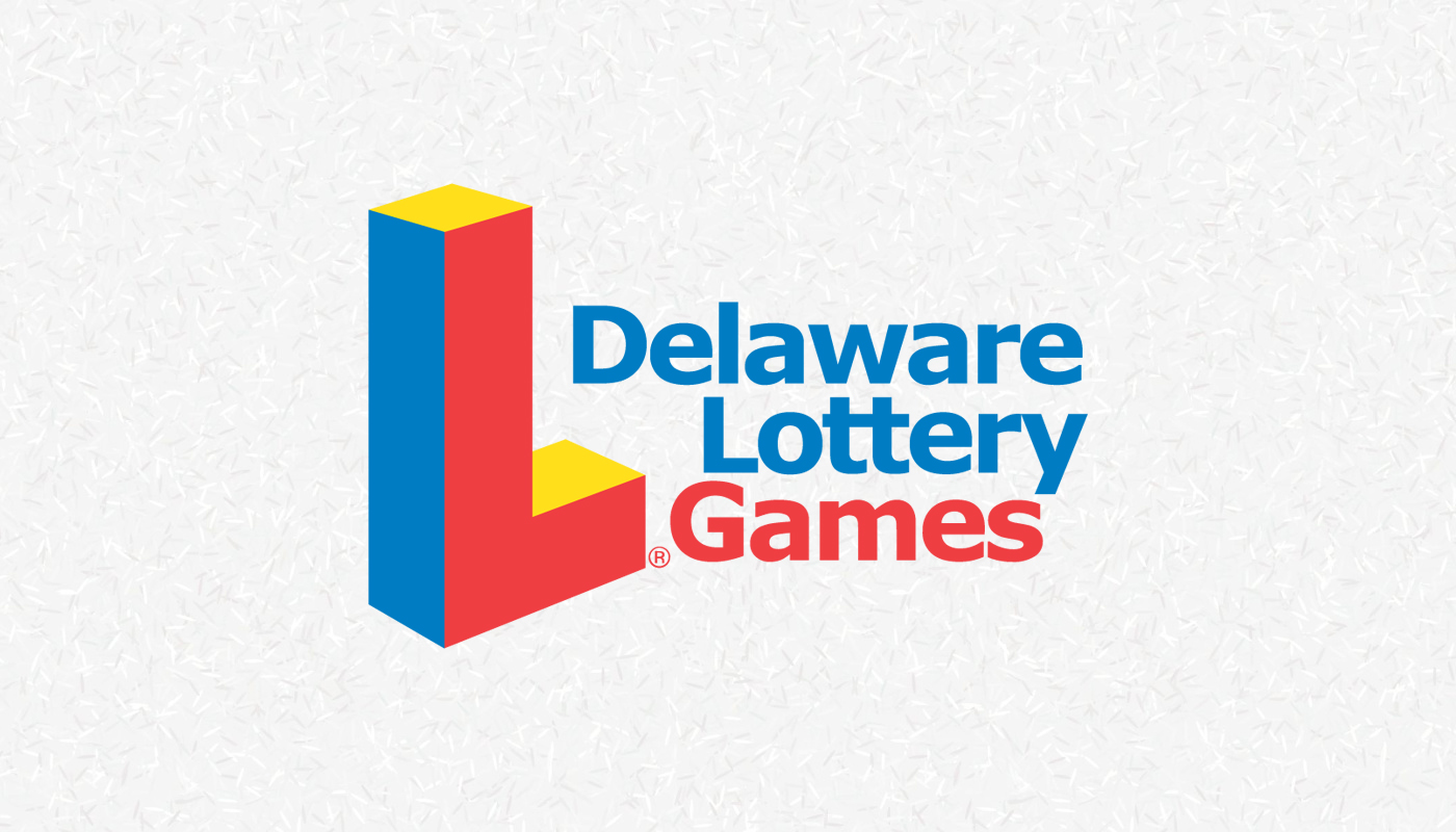 The Delaware Lottery over a white background.