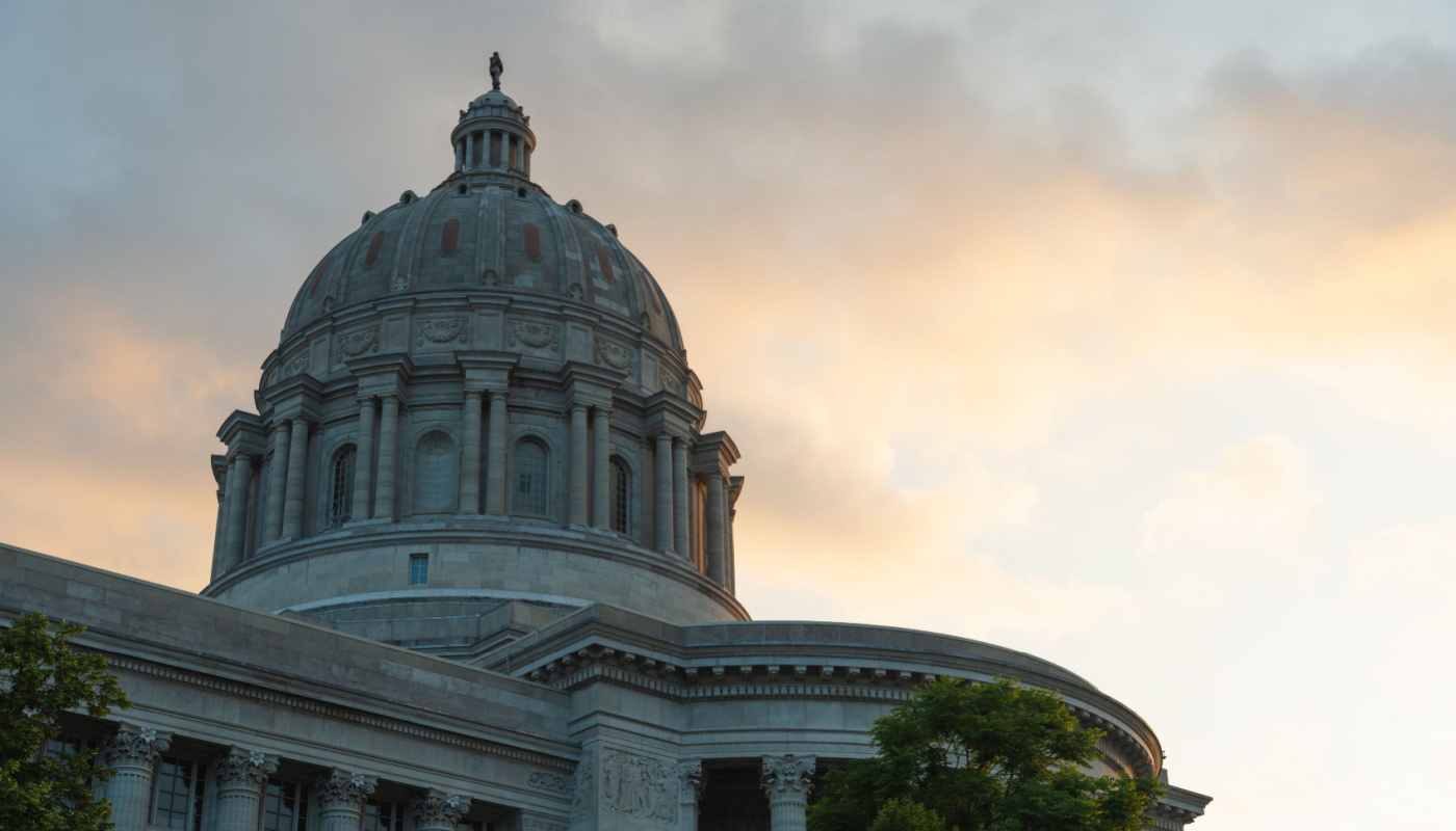 The Missouri State Capitol building.