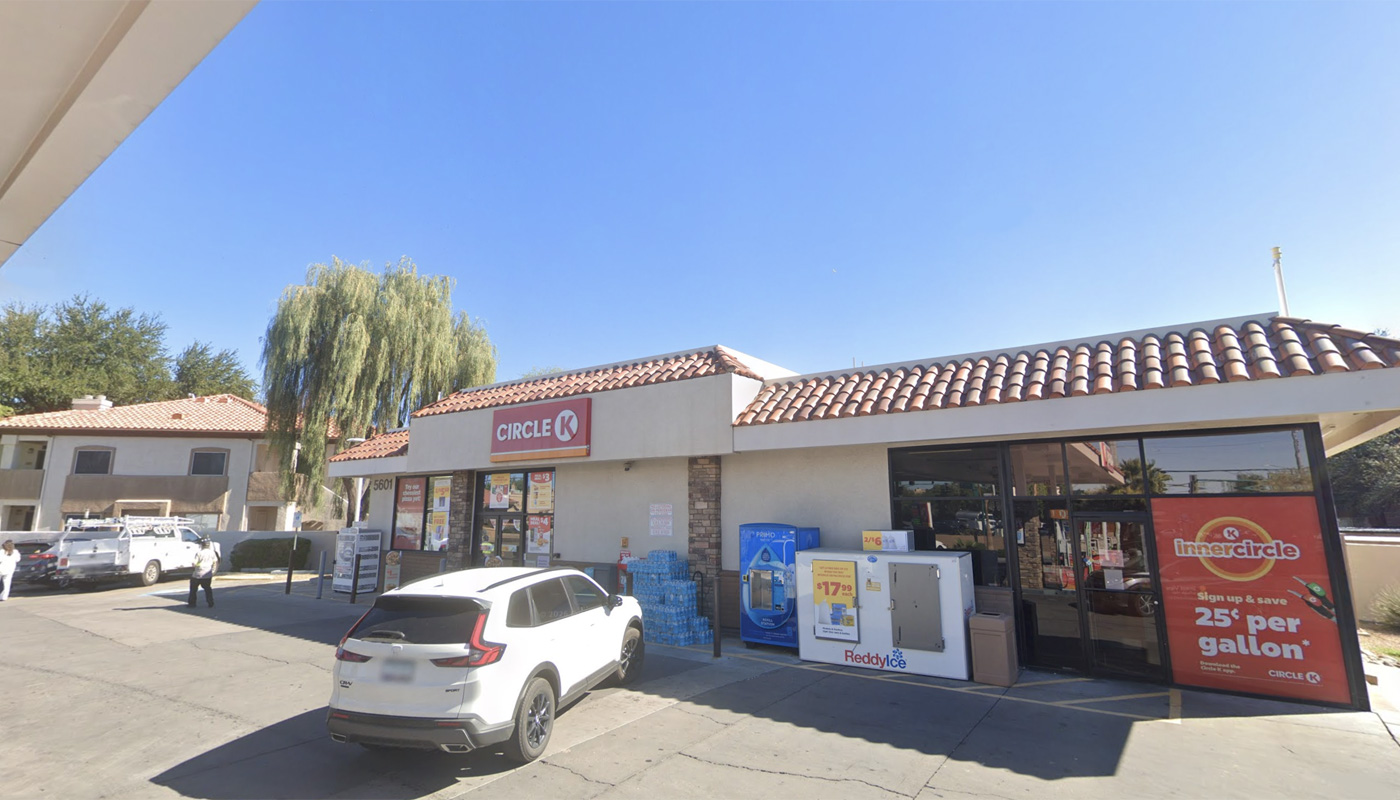 The Circle K, which is located at 5601 E. Bell Road in Scottsdale.