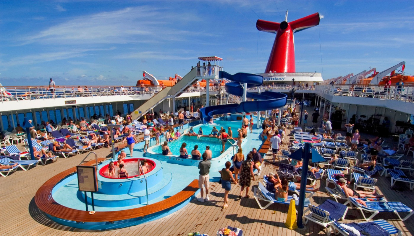 A picture of a Carnival Cruise Line ship.