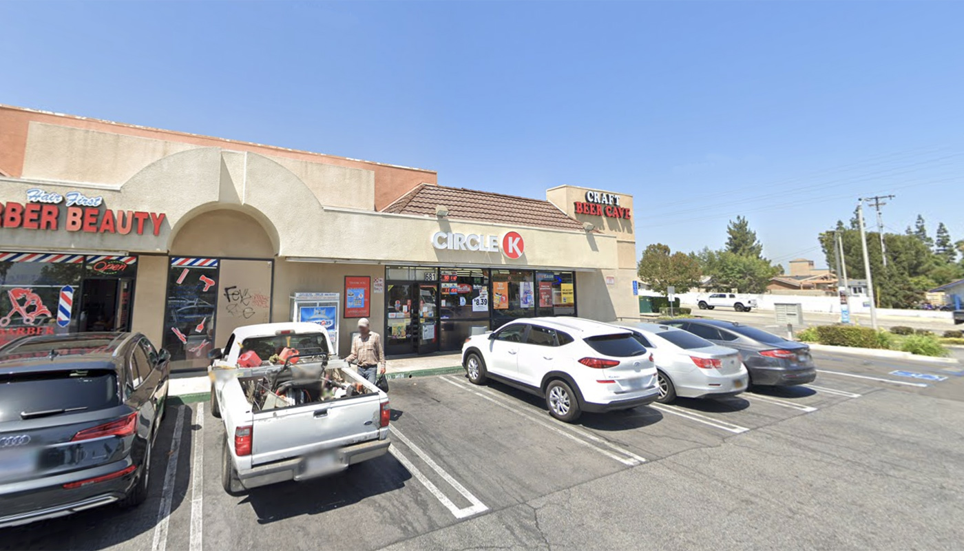 Circle K at 681 E Foothill Blvd in Upland, California.