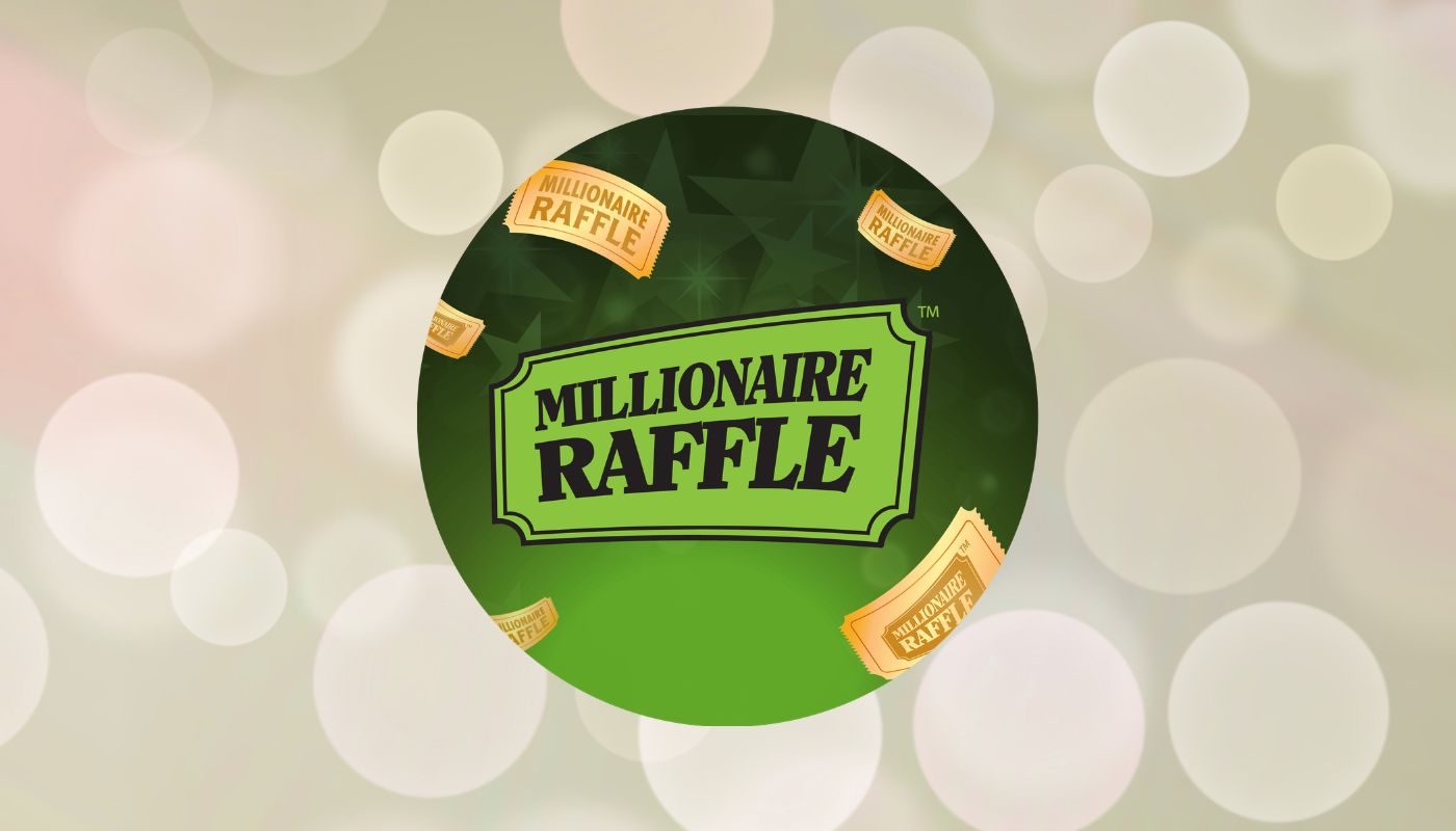 The Florida Lottery Millionaire Raffle logo over a light background.