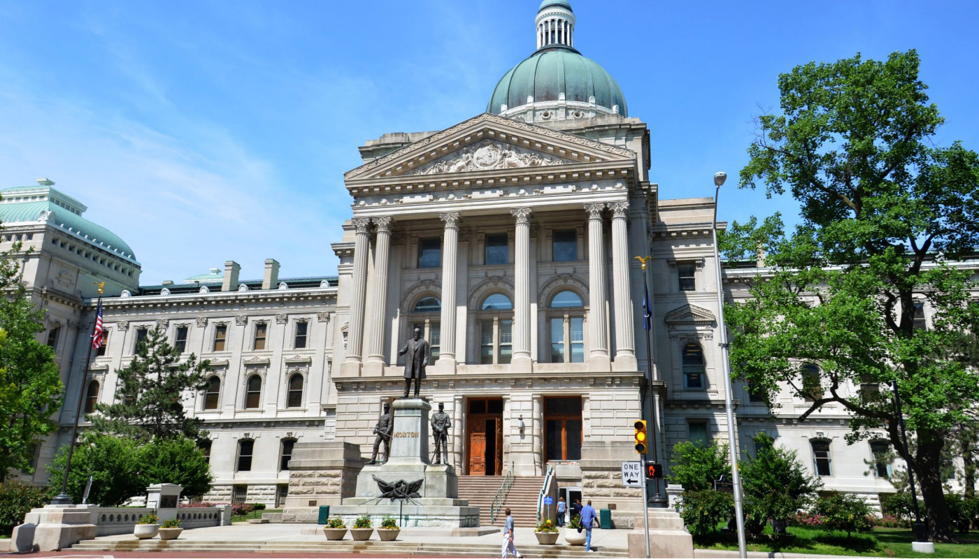 The Indiana State House.