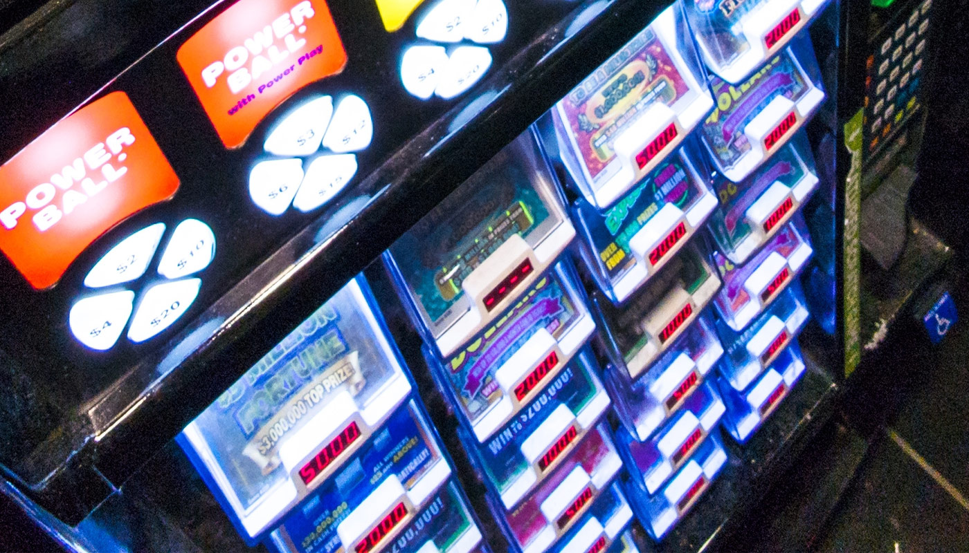 A Colorado Lottery vending machine.