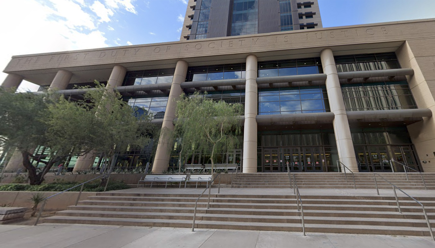 The Maricopa County Superior Court building.