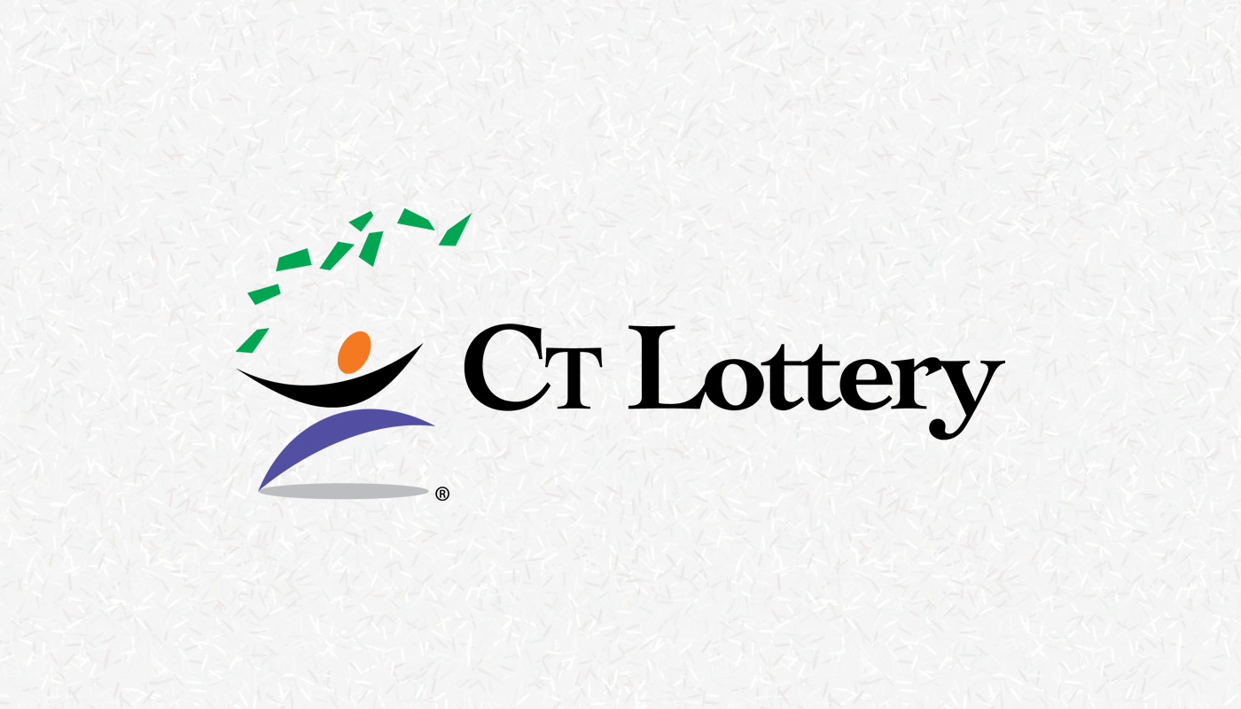 The Connecticut Lottery logo over a white background.