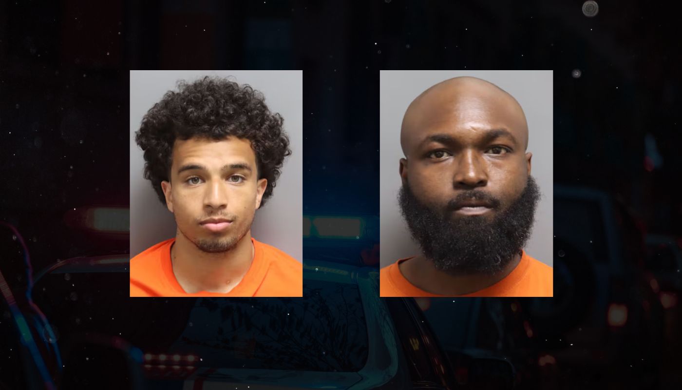 Mugshots of Malachi Jamal Quesenberry (left) and Trae Malik Yates (right).