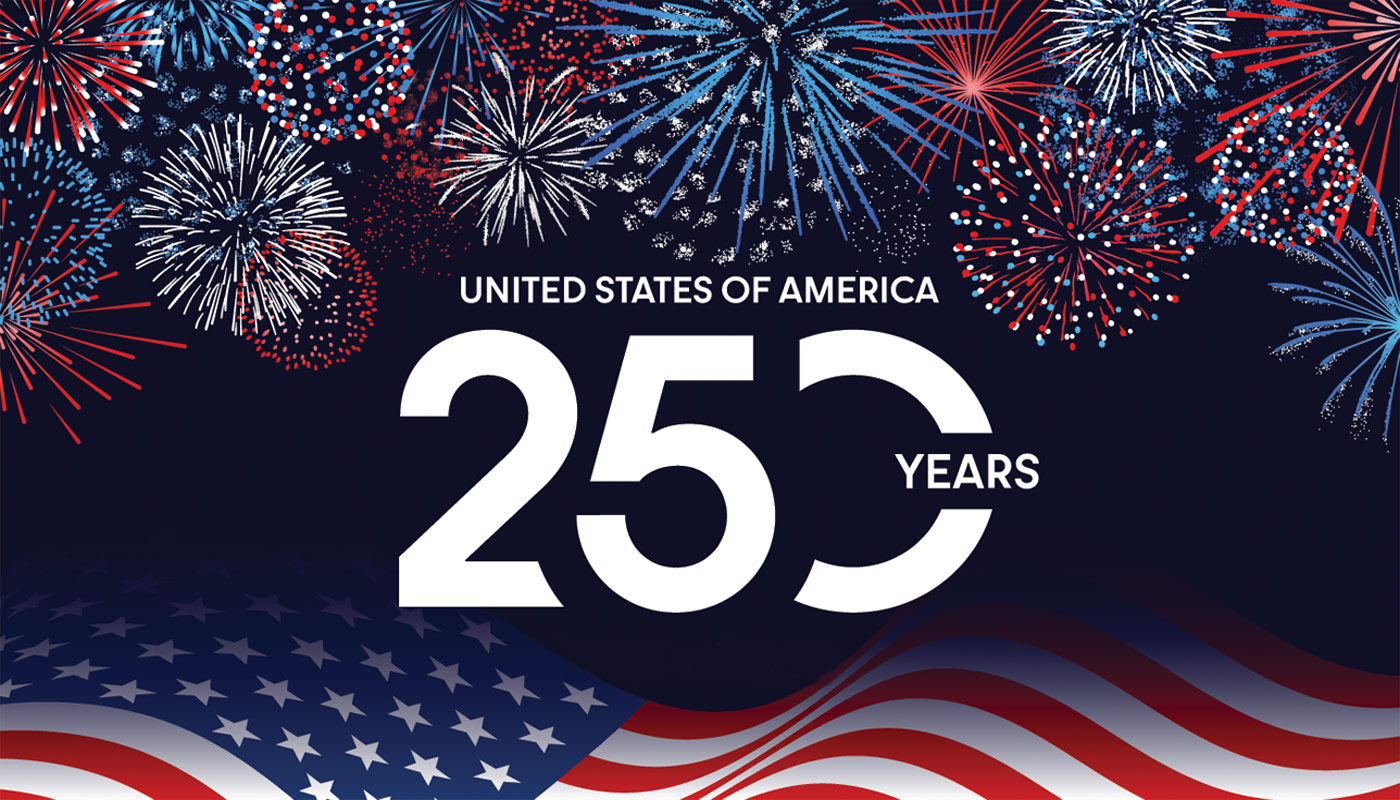 A graphic for the United States  of America 250 anniversary.