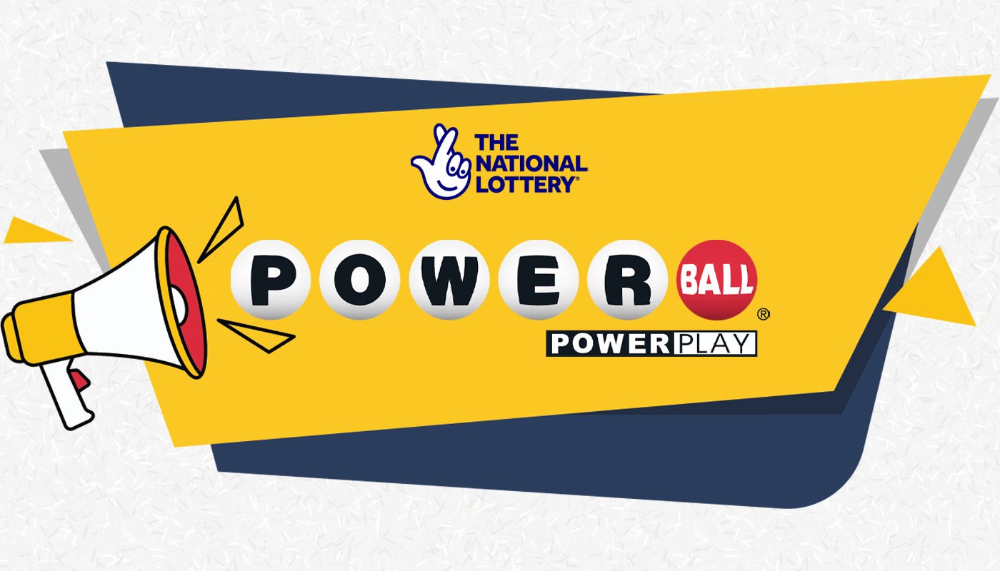 The U.K. National Lottery and Powerball logos over a colorful background.